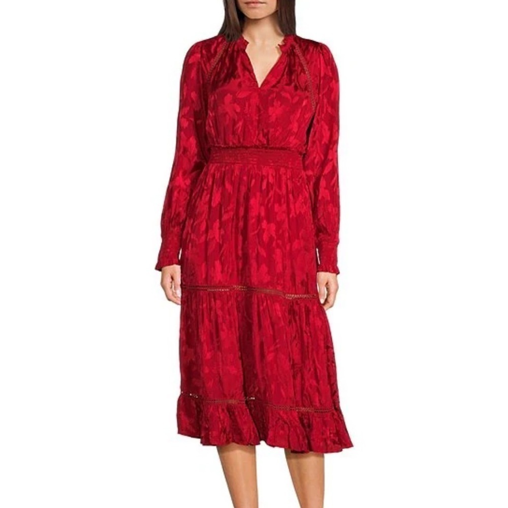 Sam Edelman
Maya V-Neck Tiered Midi Dress